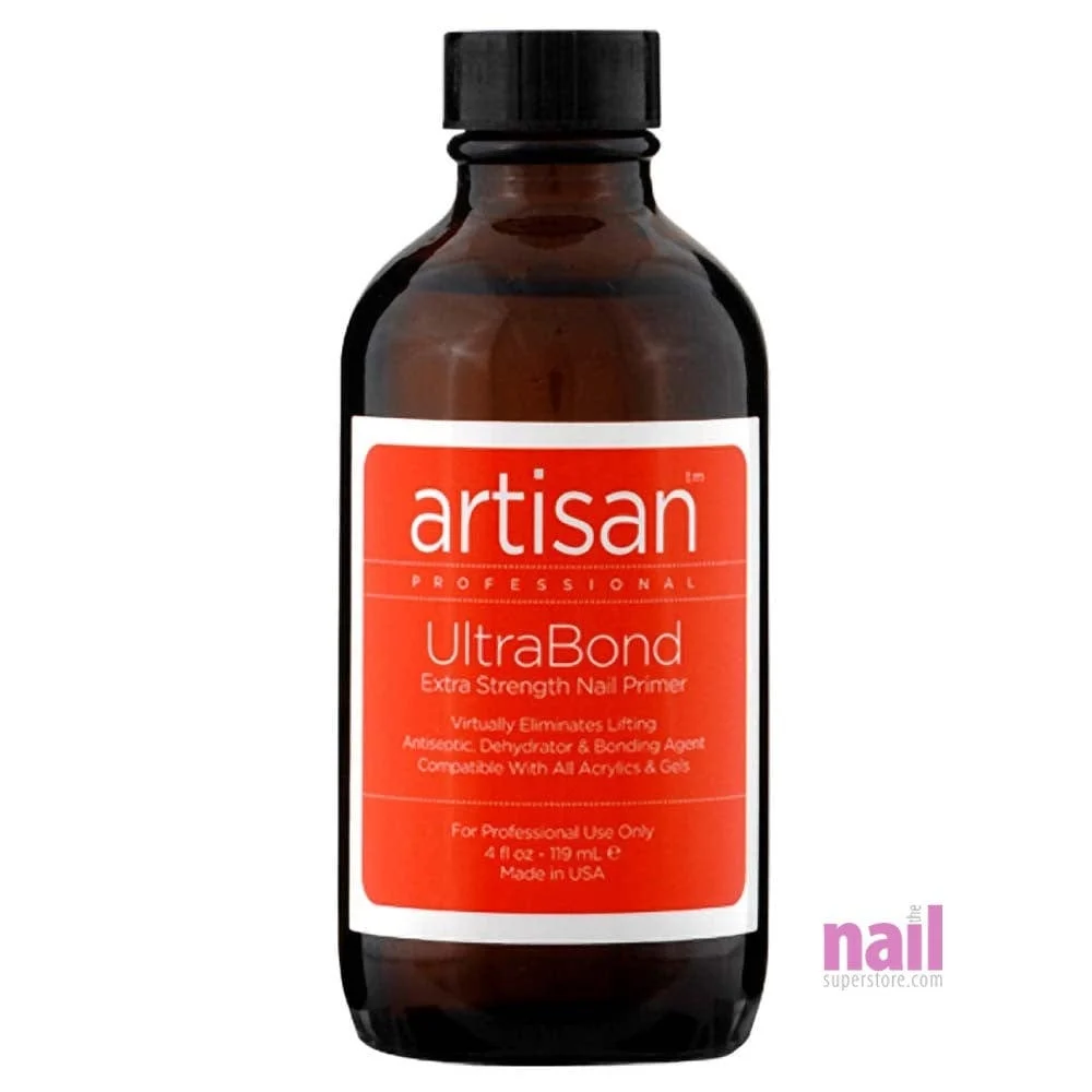 Artisan Acrylic Nail Primer | Ultra Bond - Extra Strength - No Lift - 4 oz