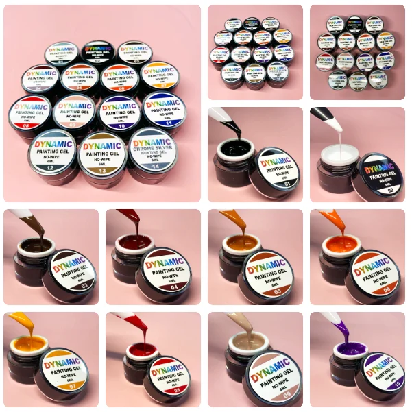 (Fall Painting Gel ) High-pigment No-wipe Gel Polish Collection 14 Fall colors