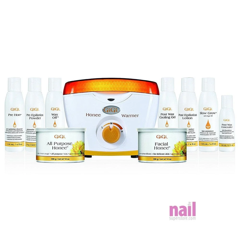 Gigi Professional Waxing Kit | Complete Hair Removal System - Each