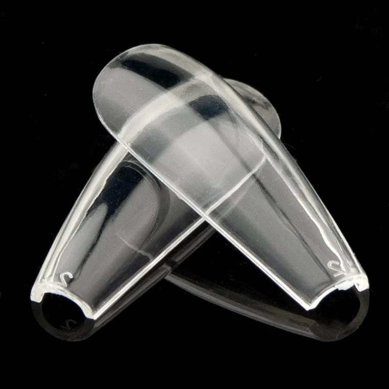 Kingdom Nail Tips - Gel-X Compatible | Full Moon - Coffin Shape - Large Long - 600 Tips/15 Sizes