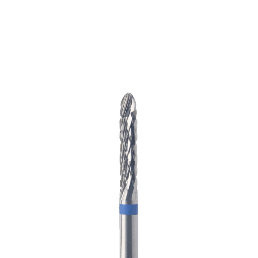 KMIZ Carbide Corn Nail Drill Bit Double Cut - Coarse Grit (Blue) 2.3mm