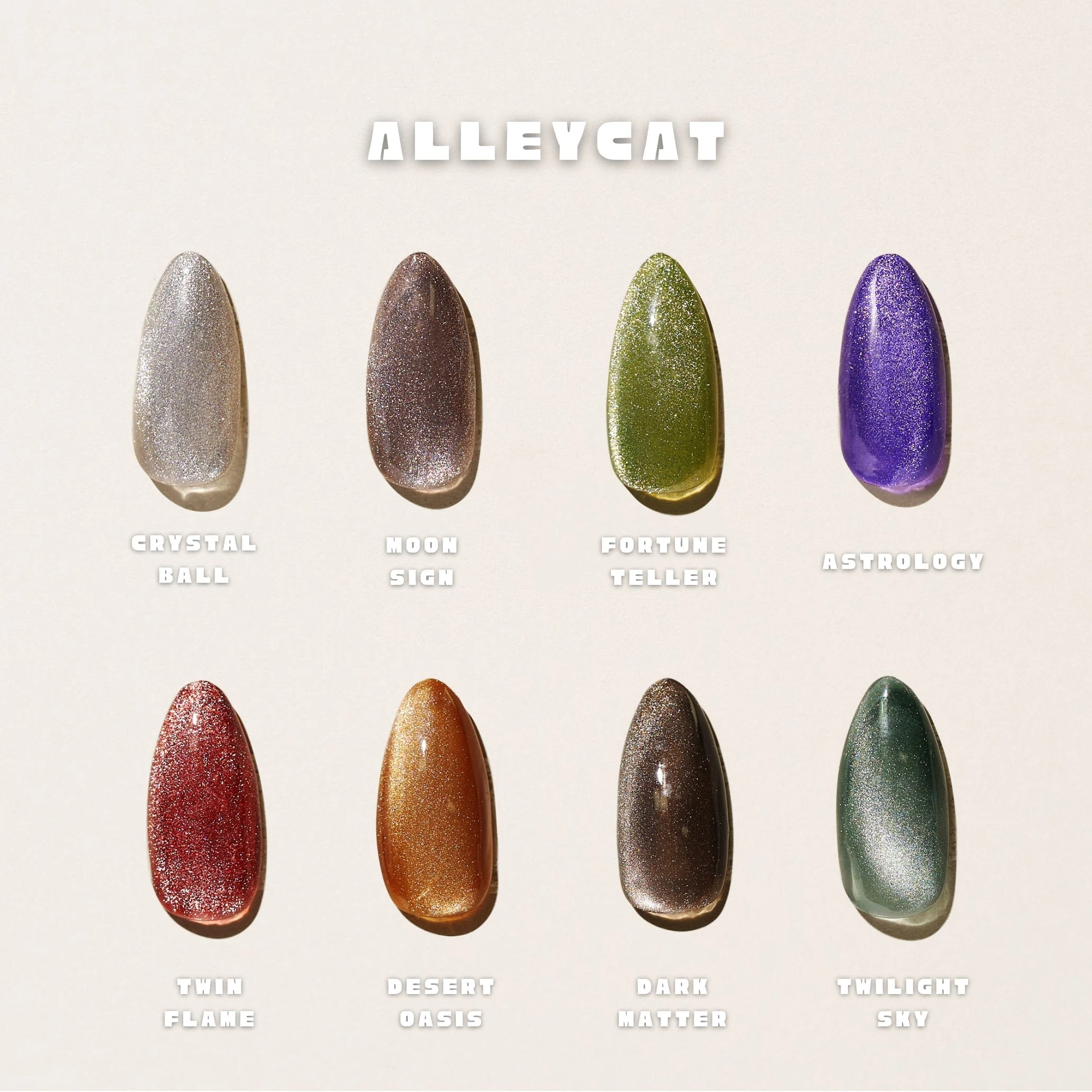 Notpolish Alleycat Cat Eye Collection - 8 Colors